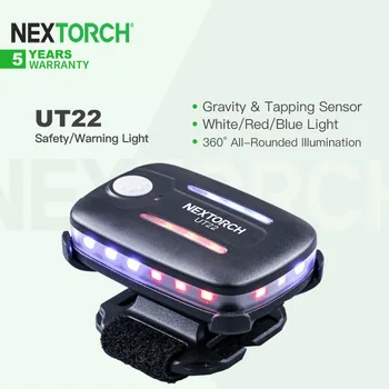 Nextorch UT22 богат на функции Кръгова осветление на 360 °, Акумулаторна батерия Защитен/Предупреждение/Сигнал / Раменна фенер, Спасителна, Дежурен
