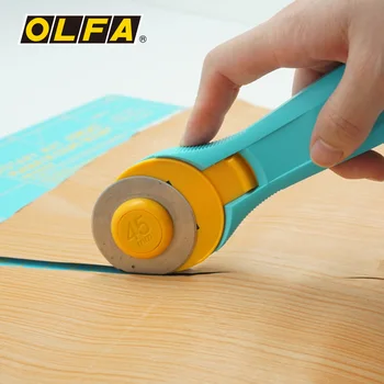 OLFA внесъл малко прясно кухненски крива нож за рязане на тъкан на ANELIA-2/water C blue розов син