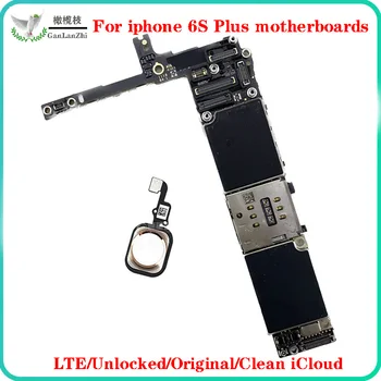 Оригиналната дънна Платка iPhone 6S Plus Дънната платка IOS дънна Платка С / БЕЗ Touch ID 16 GB 64 GB 128 GB Заводска Разблокированная Логическа такса