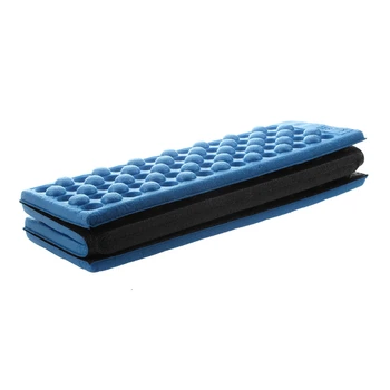 6X Персонални сгъваема водоустойчив възглавница за седалката от стиропор (в синьо)