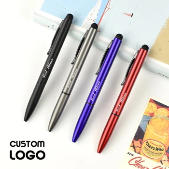 Продукти с логото на поръчка Многофункционални метални химикалки Персонализирани подаръци бизнес Рекламни аксесоари Луксозна писалка за мъже