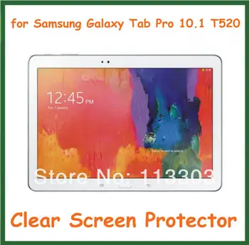 2 бр. ултра прозрачно защитно фолио за екран за таблет Samsung Galaxy Tab Pro 10.1 T520, без търговията на дребно опаковки