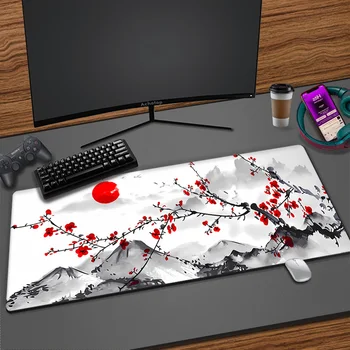 Подложка за мишка Sakura Персонализирани подложки за компютърни маса, създаване на офис лаптоп, игрови аксесоари, подложка за мишка в стил японска череша
