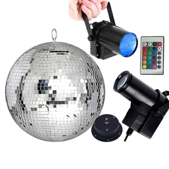 20/25 см, огледало топки за дискотеки, сватба парти, отразяваща диско топка, окачен диско топка, лампа за декор на сцената на сватбени партита