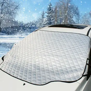 Защита от прах Сняг Щит за Защита От Слънцето Кола сенника на Предното Стъкло Слънчеви Сенници за Защита От Снежна Прах Капака на Предното Стъкло