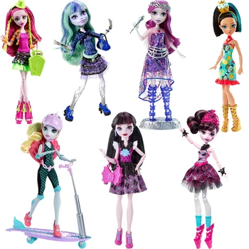 Оригиналната Рядка Кукла Monster High Без опаковка Кукла, Детски Играчки Момиче Monster High Облекло Monst Е кукла от серията чудовище high