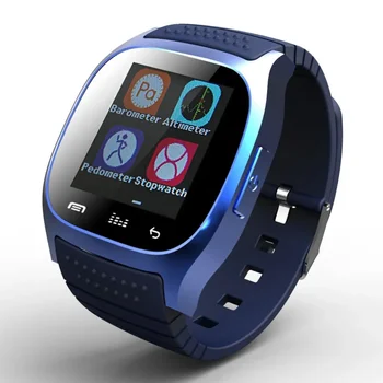 Смарт часовници Bluetooth, фитнес тракер, спортен наблюдение на сърдечната честота, водоустойчив с метална каишка, Сим-карта TF за Android и IOS