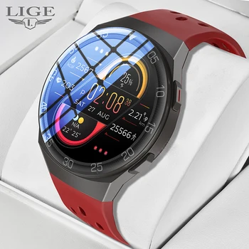 LIGE 2022 Новите смарт часовници за жени и мъже, тракер активност, сфигмоманометр на сърдечния ритъм, водоустойчиви дамски умни часовници за Android и IOS