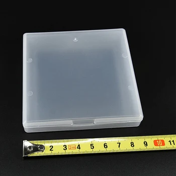 Опаковка Пластмасова кутия Аксесоар Инструмент Винт проба квадратен Прозрачен калъф за съхранение матиран 90-90-17