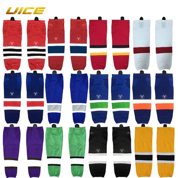 Спортни чорапи за хокей на лед хокей, плетени калъф от 100% полиестер, аксесоари за хокей на лед, спортни чорапи, спортни чорапи, хоккейное екипировка, спортни чорапи