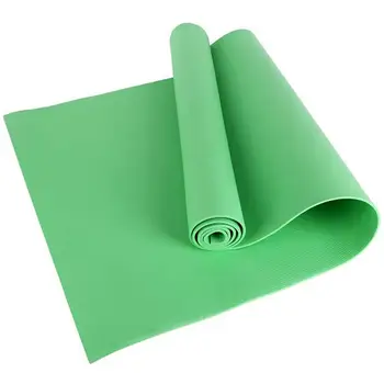Килимче за йога с дебелина 6 мм, противоскользящий спортен тампон за фитнес, ЕВА Comfort Foam, килимче за йога, за жени, мъже, килимче за йога, пилатес, фитнес мат, зелен