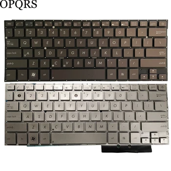 Новата клавиатура за лаптоп Asus UX31 UX31A UX31LA UX31E, сребристо-кафяв, без подсветка/рамка