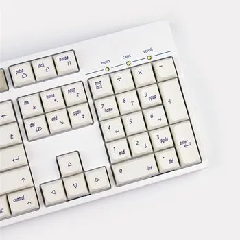 Индивидуалност XDA M-AC Keycap сублимация на PBT Механична клавиатура Набор от клавиши черно-бели японски символи корен
